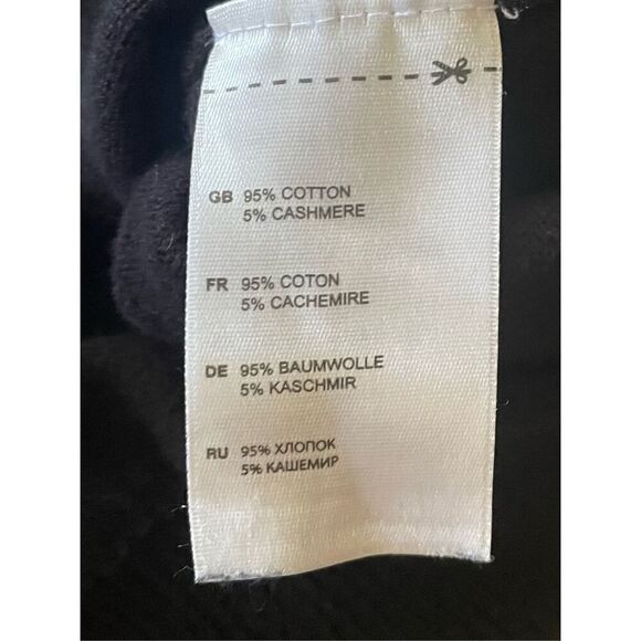 ROCHESTER Black Cotton /Cashmere Men’s Sweater XLT - Picture 3 of 7